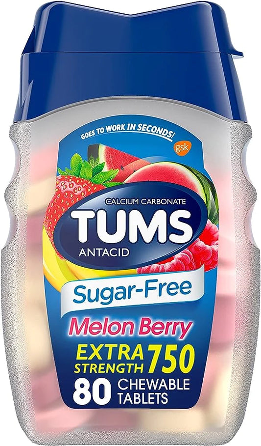 Tums Extra Strength Heartburn Relief Chewable Antacid Tablets