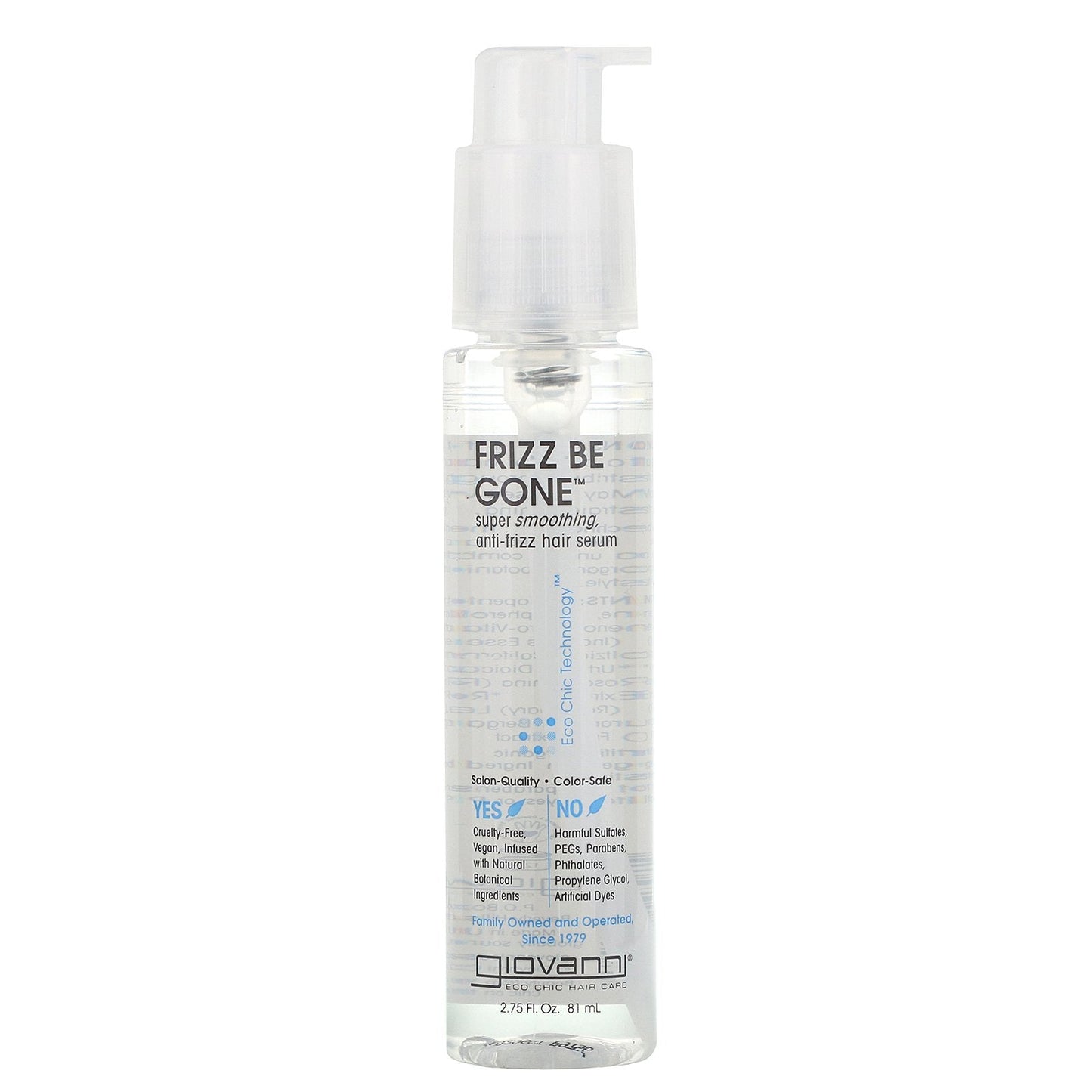 FRIZZ BE GONE™ SUPER-SMOOTHING, ANTI -FRIZZ HAIR SERUM