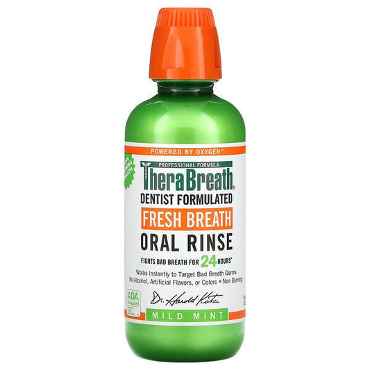 TheraBreath, Fresh Breath, Oral Rinse, Mild Mint